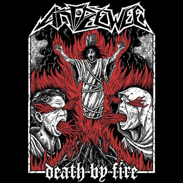 Antipeewee – Death by Fire Album Cover