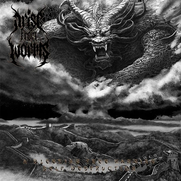 Arise From Worms – A Bleeding Tree Hanging Self Destruction Album Cover