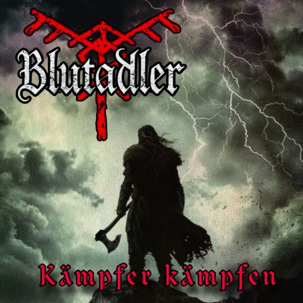 BLUTADLER – Kämpfer kämpfen Album Cover