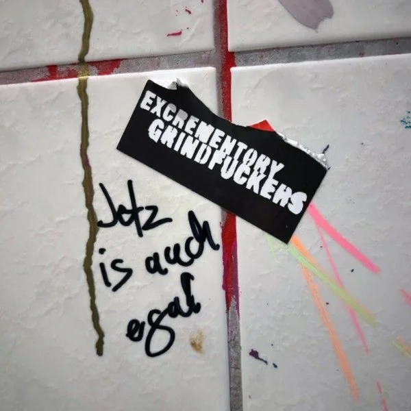 Excrementory Grindfuckers – Jetz is auch egal Album Cover