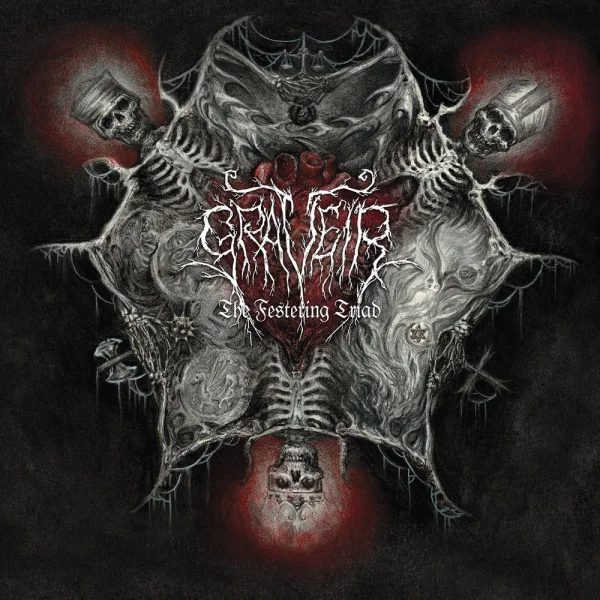 Graveir – The Festering Triad Album Cover