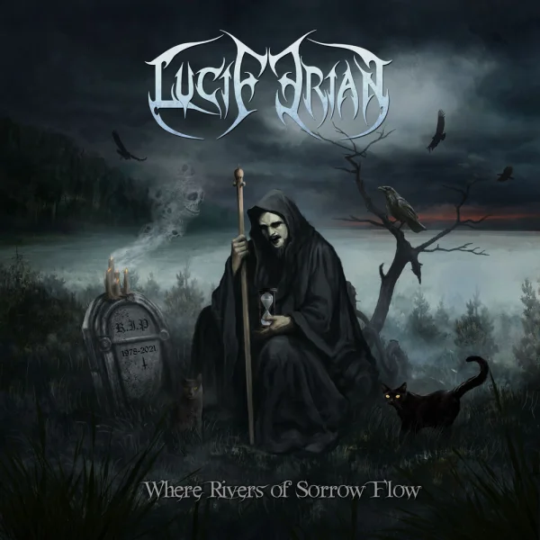 Luciferian – Where Rivers of Sorrow Flow Album Cover