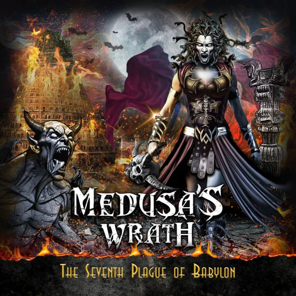 Medusa's Wrath – The Seventh Plague Of Babylon Album Cover