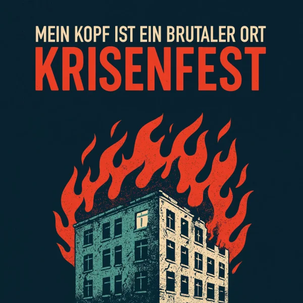 Mein Kopf ist ein brutaler Ort – Krisenfest Album Cover