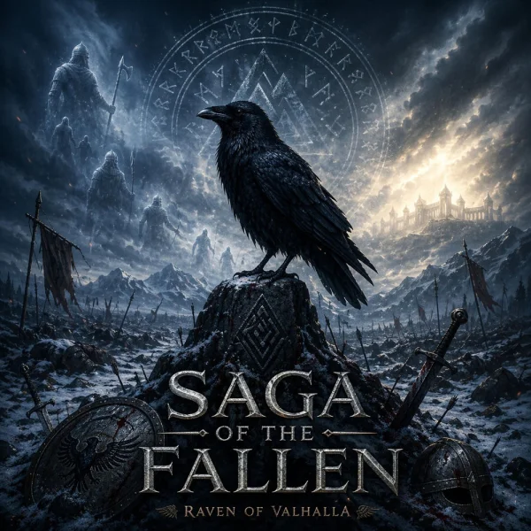 Raven of Valhalla – Saga of the Fallen Album Cover