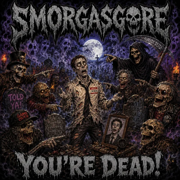 Smorgasgore – You're Dead! Album Cover