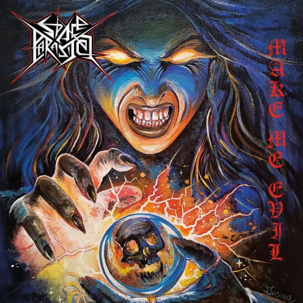 SPACE PARASITES – Make Me Evil Album Cover