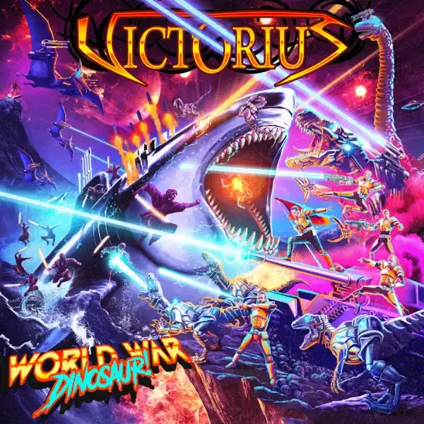 Victorius – World War Dinosaur Album Cover