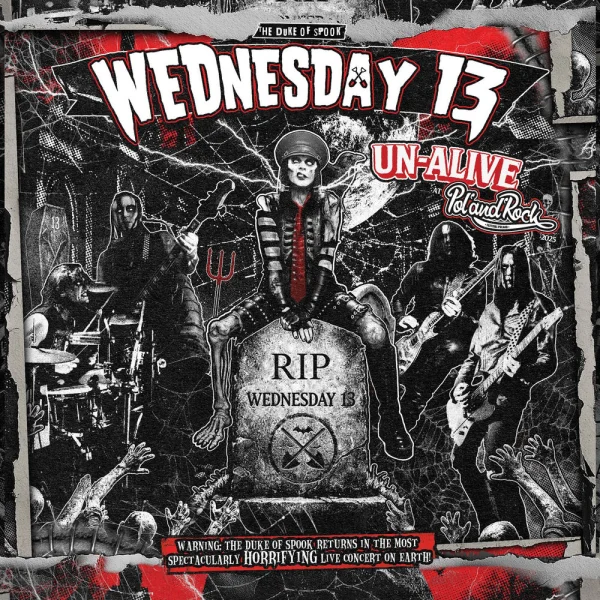 Wednesday 13 – Look What The Bats Dragged In (Un-Alive from Pol'and'Rock 2025) Album Cover